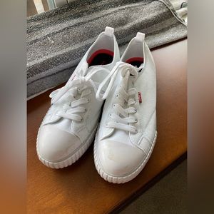 White Levi Sneakers